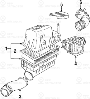Запчасть BMW 13711726208