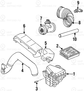 Запчасть BMW 13711743320