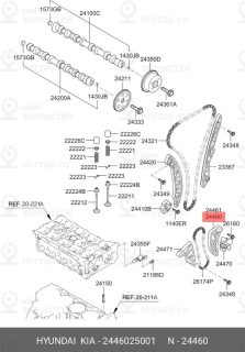 Запчасть HYUNDAI 2446025001