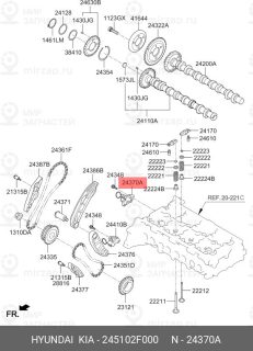 Запчасть HYUNDAI 245102F000