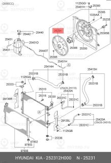 Запчасть HYUNDAI 252312H000