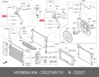 Запчасть HYUNDAI 25327H5110