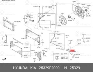 Запчасть HYUNDAI 25329F2000