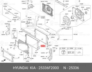 Запчасть HYUNDAI 25336F2000