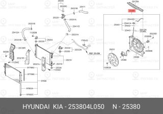Запчасть HYUNDAI 253804L050