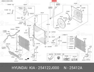 Запчасть HYUNDAI 254122J000