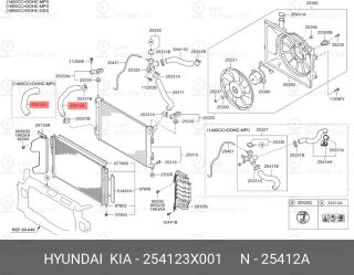 Запчасть HYUNDAI 254123X001
