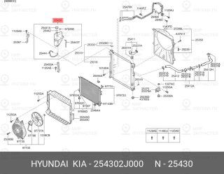 Запчасть HYUNDAI 254302J000