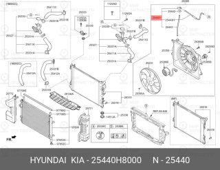 Запчасть HYUNDAI 25440H8000