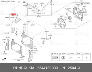 Запчасть HYUNDAI 25441B1000