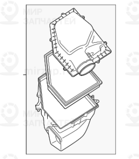 Запчасть BMW 13717643301
