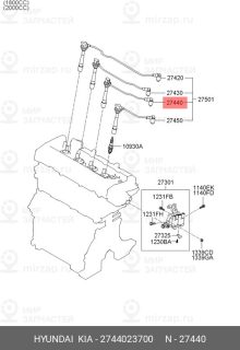 Запчасть HYUNDAI 2744023700