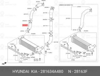 Запчасть HYUNDAI 281634A480