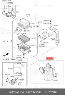 Запчасть HYUNDAI 28220M0100