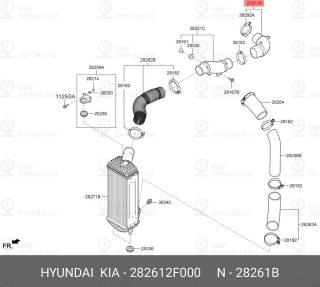Запчасть HYUNDAI 282612F000