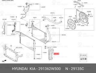 Запчасть HYUNDAI 291362W500