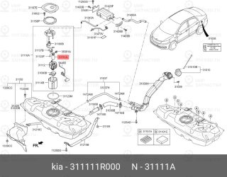 Запчасть HYUNDAI 311111R000
