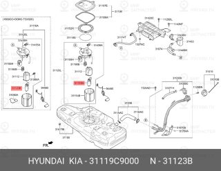 Запчасть HYUNDAI 31119C9000
