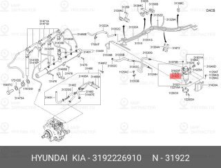Запчасть HYUNDAI 3192226910