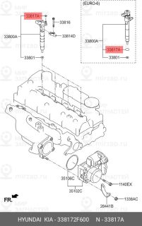 Запчасть HYUNDAI 338172F600