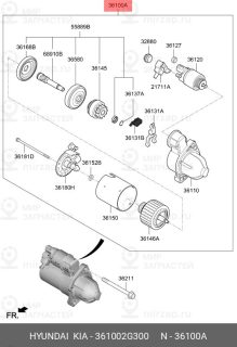Запчасть HYUNDAI 361002G300