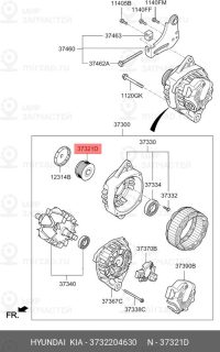 Запчасть HYUNDAI 3732204630