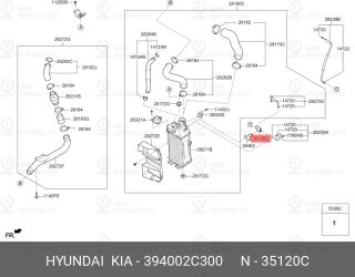 Запчасть HYUNDAI 394002C300
