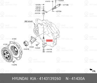 Запчасть HYUNDAI 4143139260
