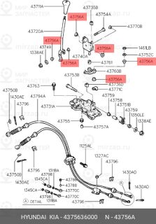 Запчасть HYUNDAI 4375636000