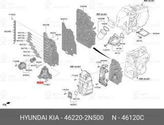 Запчасть HYUNDAI 462202N500