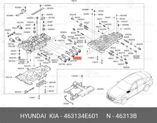Запчасть HYUNDAI 463134E601