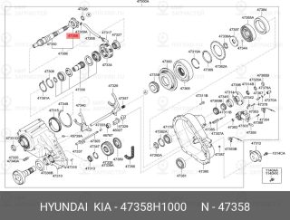 Запчасть HYUNDAI 47358H1000