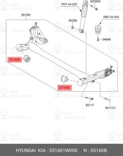 Запчасть HYUNDAI 551601W000