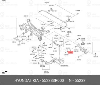 Запчасть HYUNDAI 552333R000