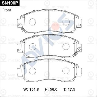 Запчасть ADVICS SN190P