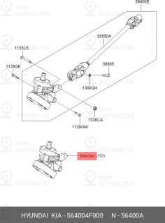 Запчасть HYUNDAI 564004F000