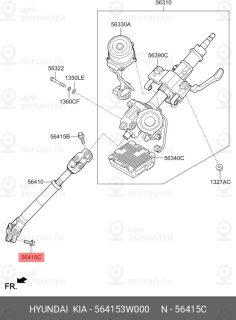 Запчасть HYUNDAI 564153W000