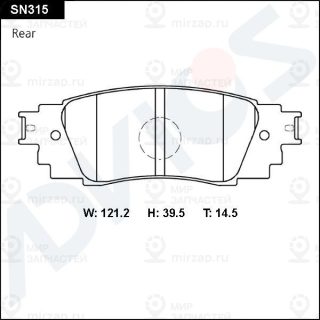 Запчасть ADVICS SN315