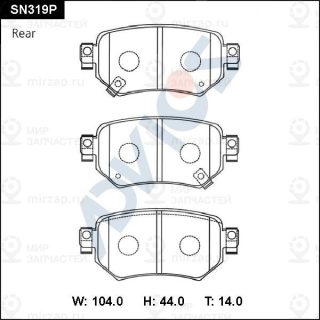 Запчасть ADVICS SN319P