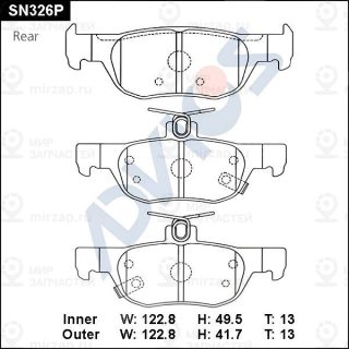 Запчасть ADVICS SN326P
