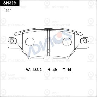 Запчасть ADVICS SN329