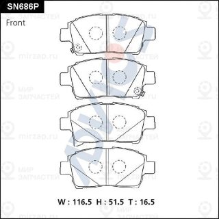 Запчасть ADVICS SN686P
