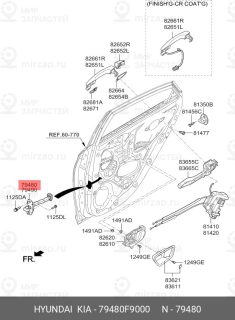 Запчасть HYUNDAI 79480F9000