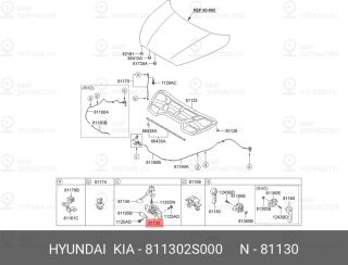 Запчасть HYUNDAI 811302S000