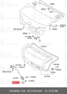 Запчасть HYUNDAI 812103L000