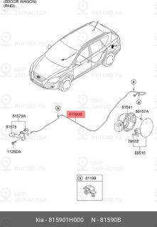 Запчасть HYUNDAI 815901H000
