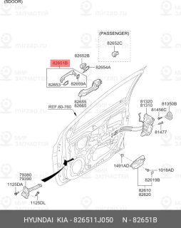 Запчасть HYUNDAI 826511J050