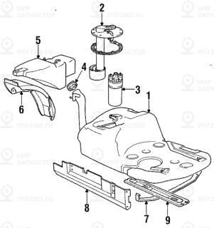 Запчасть BMW 16131179025