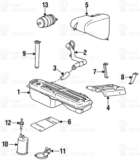 Запчасть BMW 16131180463