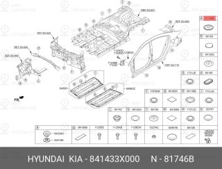 Запчасть HYUNDAI 841433X000
